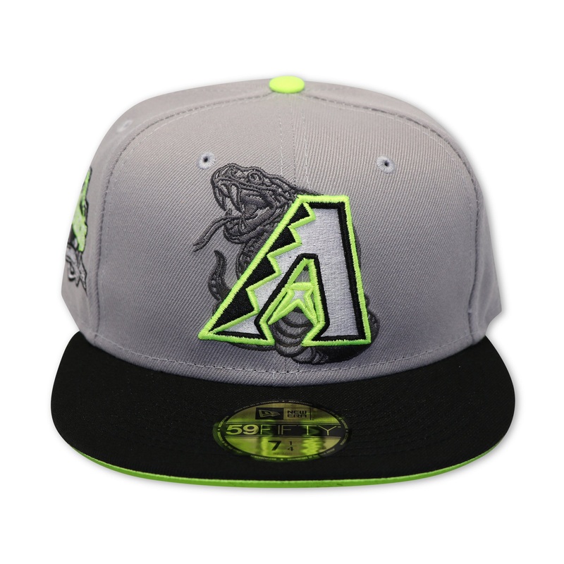 ARIZONA DIAMONDBACKS (10TH ANNIVERSARY) NEW ERA 59FIFTY FITTED (NEON UNDER VISOR) 67/8