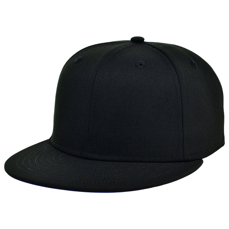 Crowns By Lids Full Court Fitted UV Cap – Black/Royal Blue 634