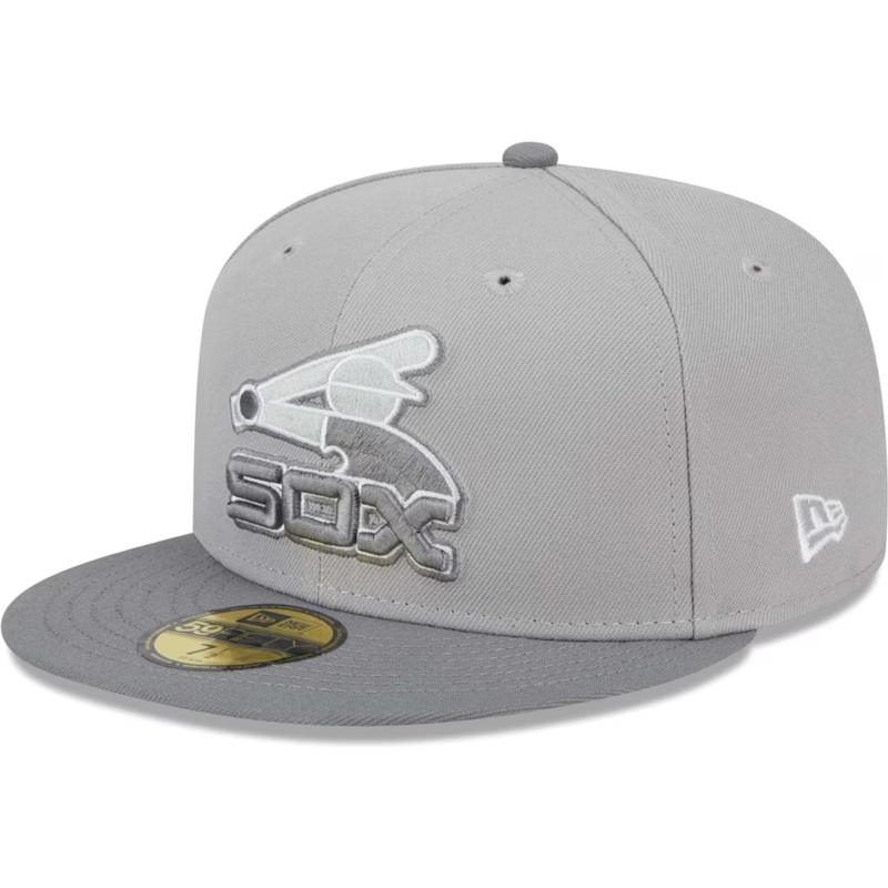 New Era Chicago White Sox Alternate Logo Gray Green Undervisor 2023 59FIFTY Fitted Hat