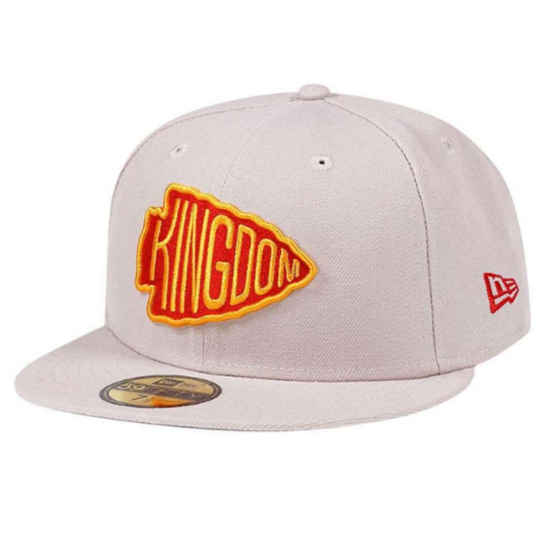 New Era Kansas City Chiefs Cream Stone White Edition 59FIFTY Fitted Hat
