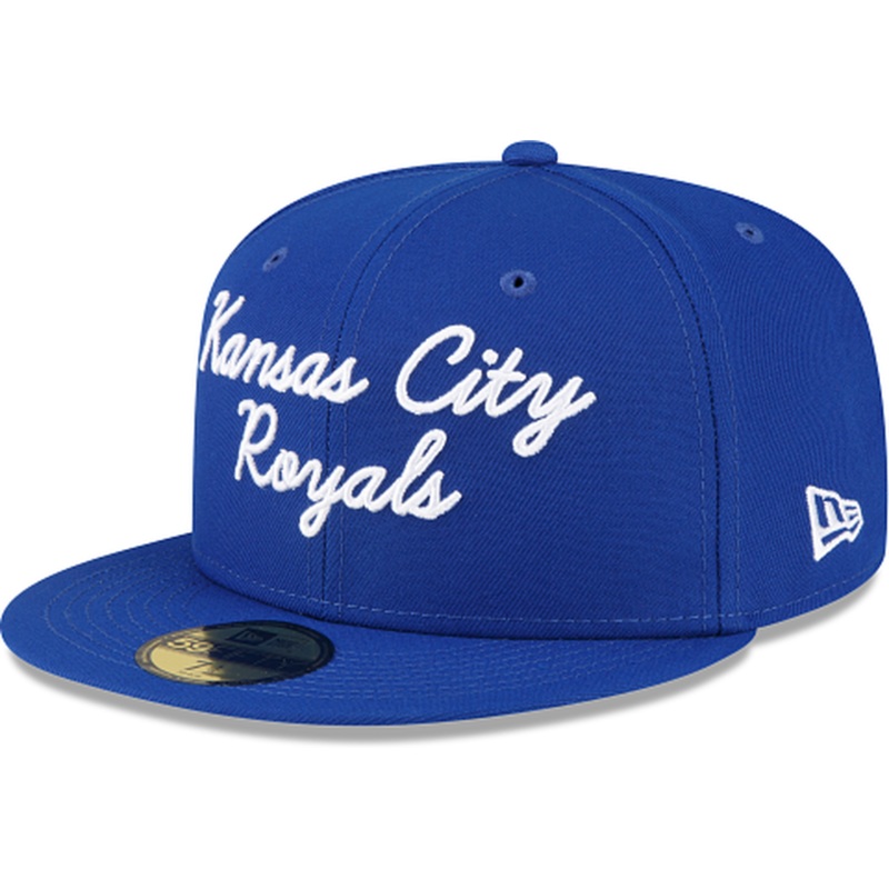 New Era Kansas City Royals Fairway Script 2023 59FIFTY Fitted Hat