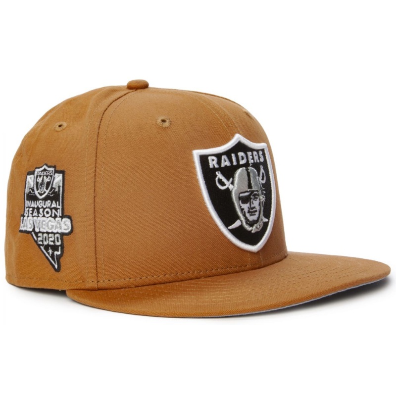 New Era Las Vegas Peanut Brown Inaugural 2020 Season 59FIFTY Fitted Hat