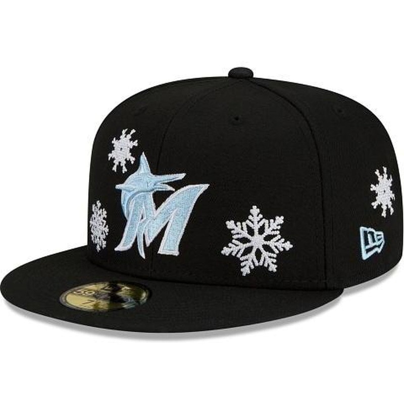 New Era Miami Marlins 2021 Snow 59FIFTY Fitted Hat