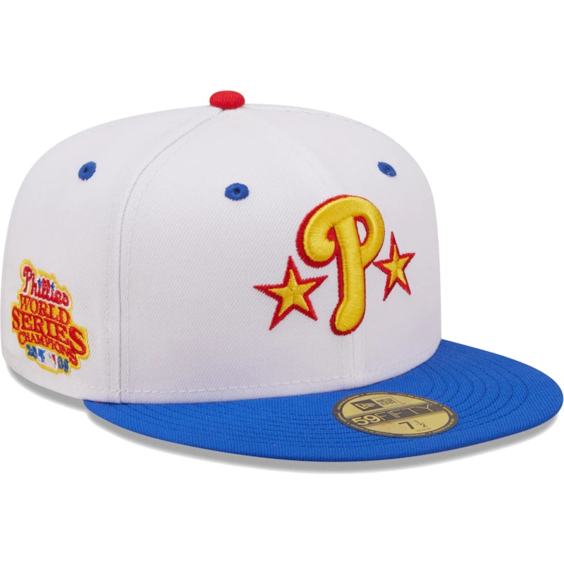 New Era Philadelphia Phillies 2008 World Series Champions Cherry Lolli 59FIFTY Fitted Hat