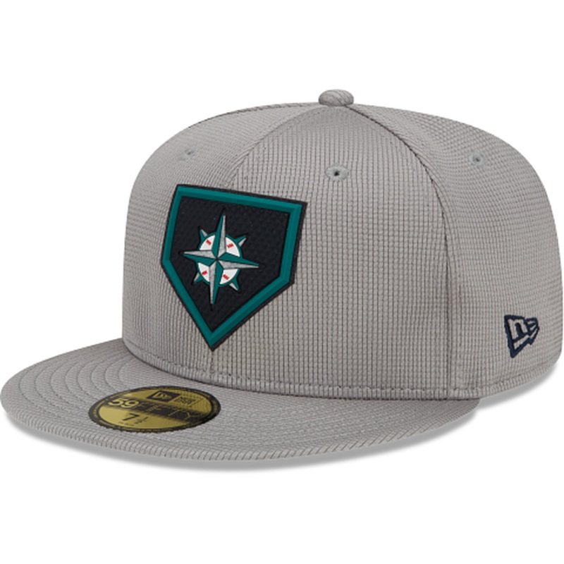 New Era Seattle Mariners Gray Clubhouse 2022 59FIFTY Fitted Hat