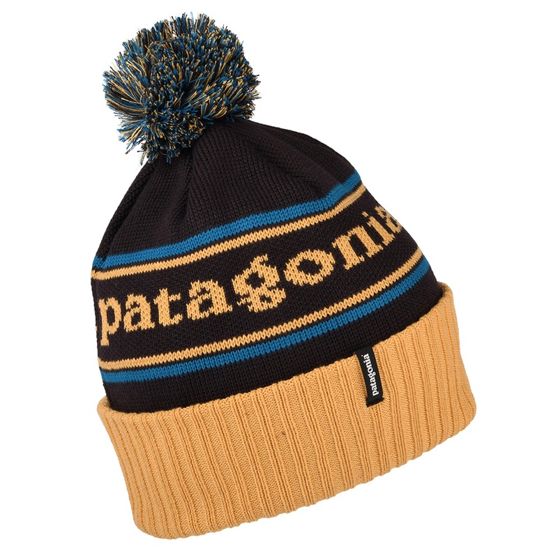 Patagonia Hats Park Stripe Powder Town Bobble Hat – Camel-Multi 1-Size