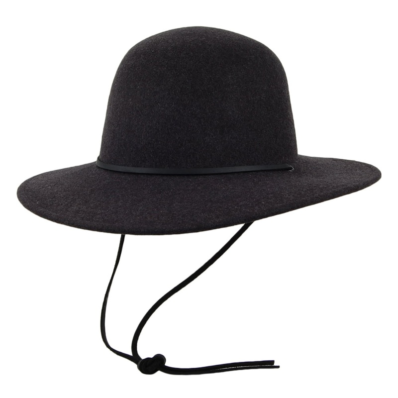 Brixton Hats Tiller III Outback Hat – Black Mix Small-56cm