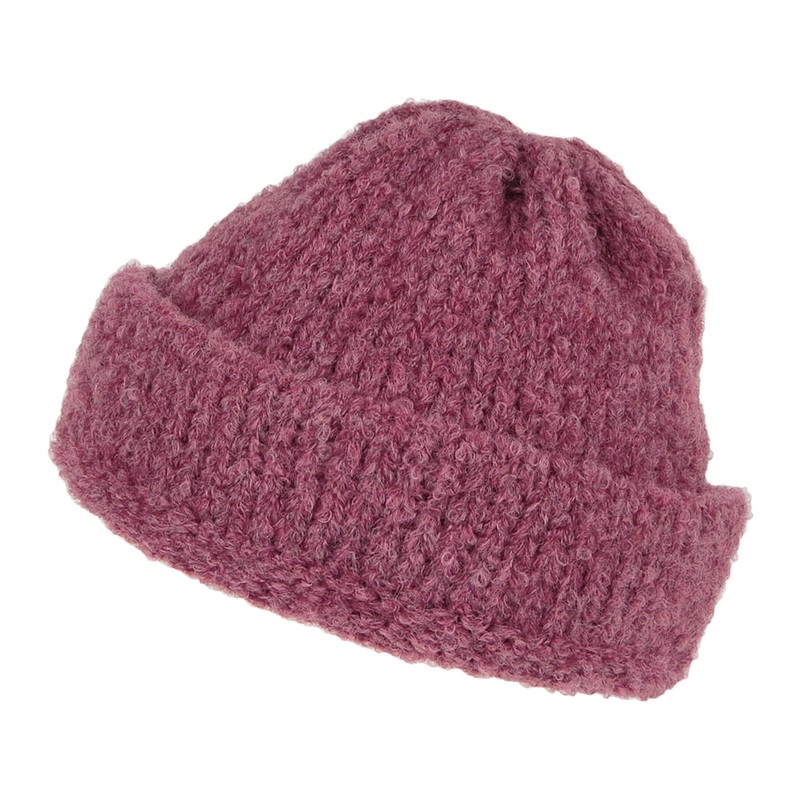 Highland 2000 Boucl Beanie Hat – Mauve 1-Size