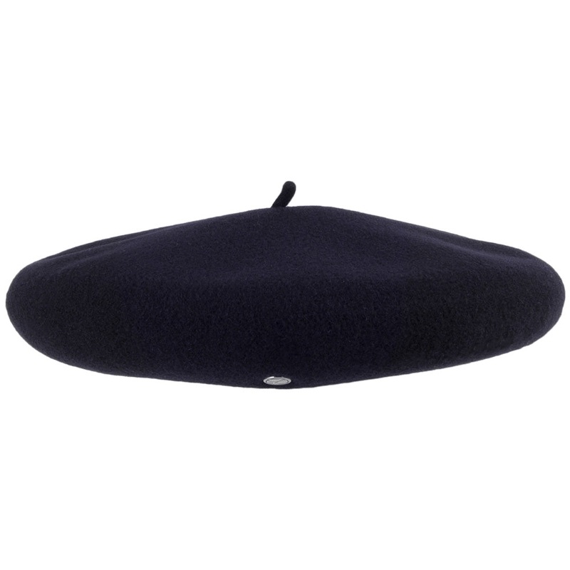 Hritage par Laulhre Campan Luxury Merino Wool Beret – Navy Blue 55