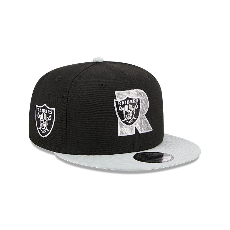 Las Vegas Raiders New Era CITY ORIGINALS 9Fifty Snapback Hat – Black/Gray