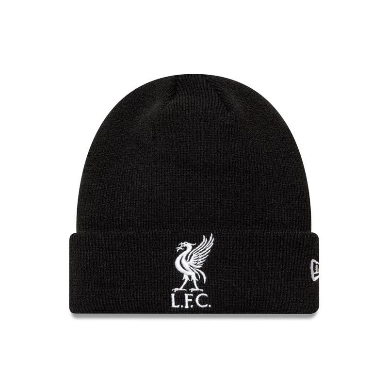 Liverpool FC Core Black Cuff Knit Beanie OSFM