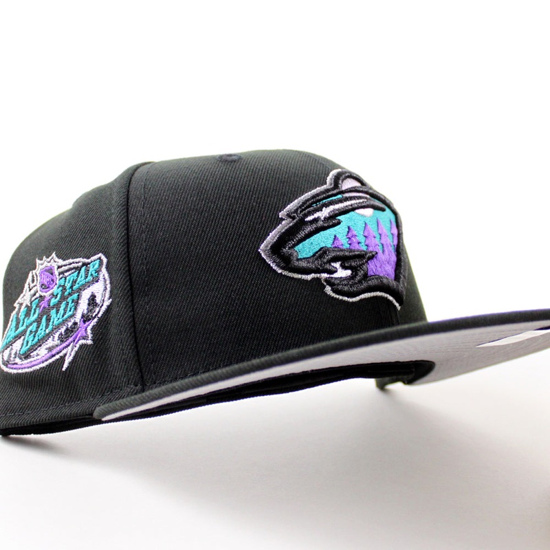 Minnesota Wild All Star Game New Era 59Fifty Fitted Hat (Black Gray Under brim) 7