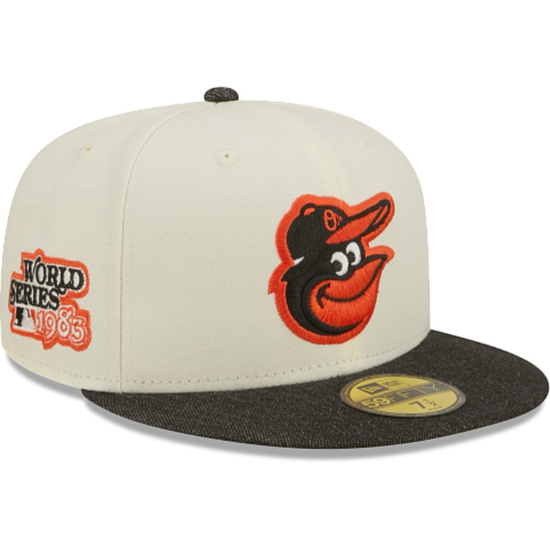 New Era Baltimore Orioles Black Denim 2022 59FIFTY Fitted Hat