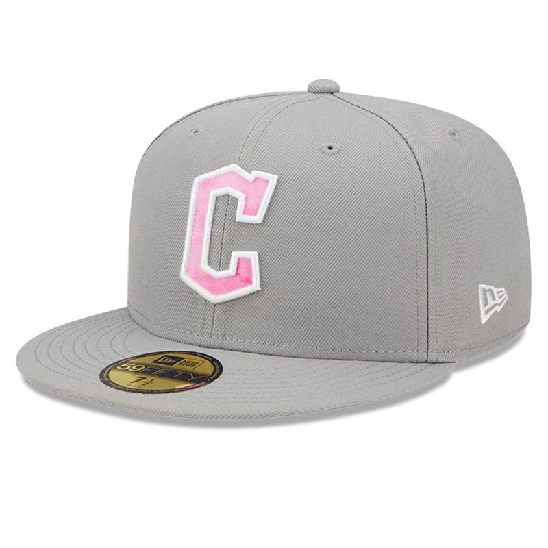 New Era Cleveland Guardians Gray 2022 Mother’s Day On-Field 59FIFTY Fitted Hat