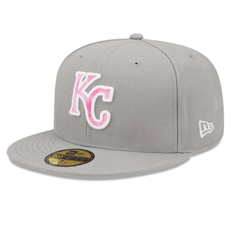 New Era Kansas City Royals Gray 2022 Mother’s Day On-Field 59FIFTY Fitted Hat