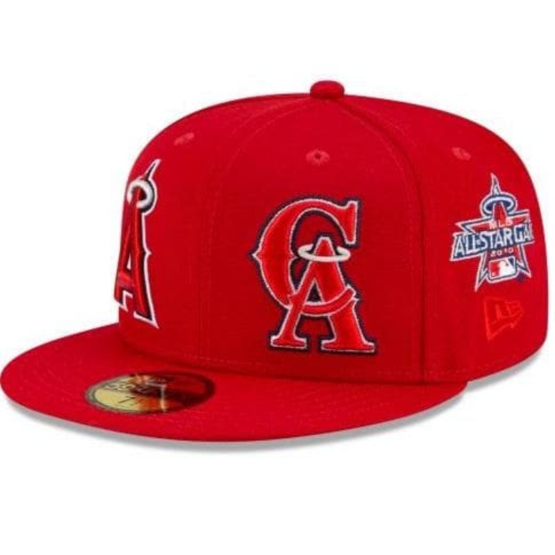 New Era Los Angeles Angels Patch Pride 59Fifty Fitted Hat