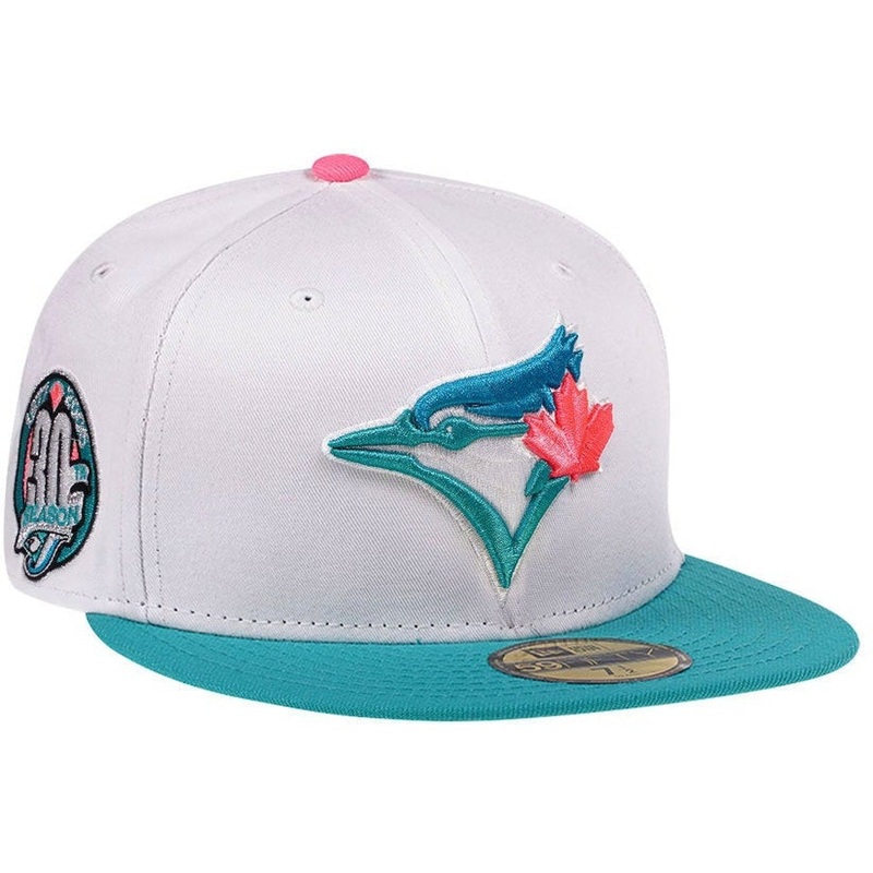 New Era Toronto Blue Jays 30th Anniversary White/Teal 59FIFTY Fitted Cap