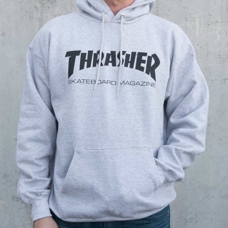 Thrasher Skate Mag Hood (Gray) m