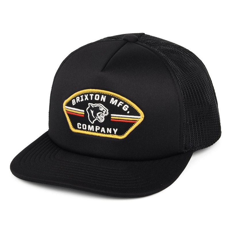Brixton Hats Rampant MP Trucker Cap – Black Adjustable