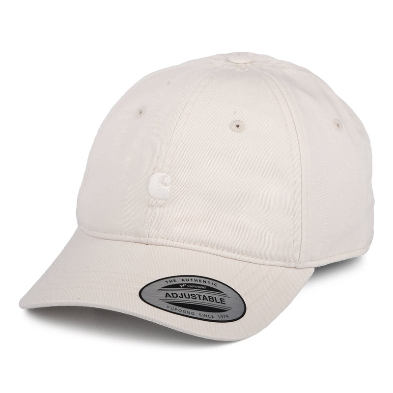 Carhartt WIP Hats Madison Logo Baseball Cap – Off White Adjustable