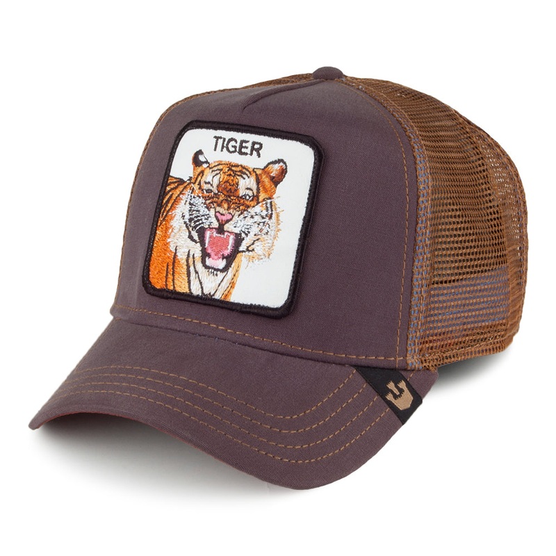 Goorin Bros. Eye Of The Tiger Trucker Cap – Brown Adjustable