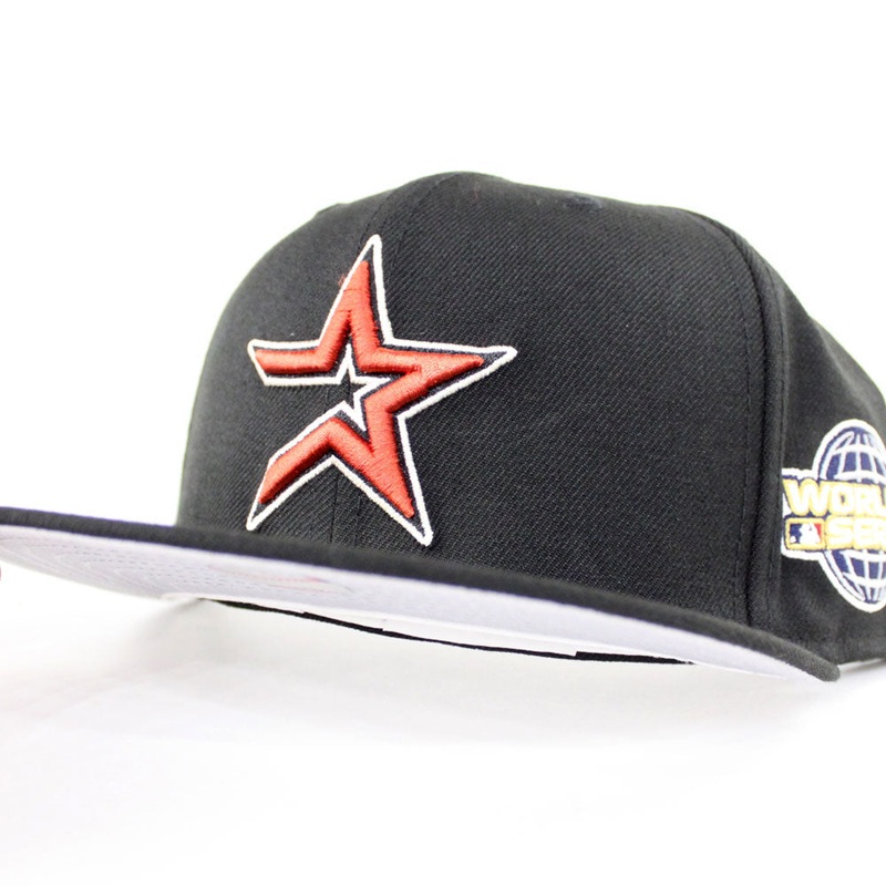Houston Astros 2005 World Series New Era 59Fifty Fitted Hat (Gray Under Brim) 7