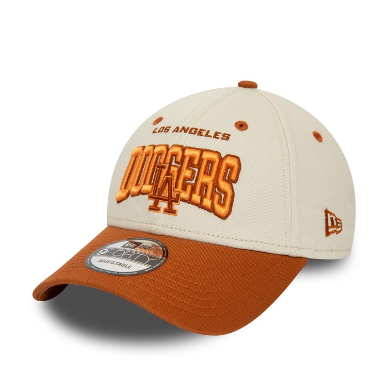 Los Angeles Dodgers 9FORTY White Crown Ivory Cap One Size