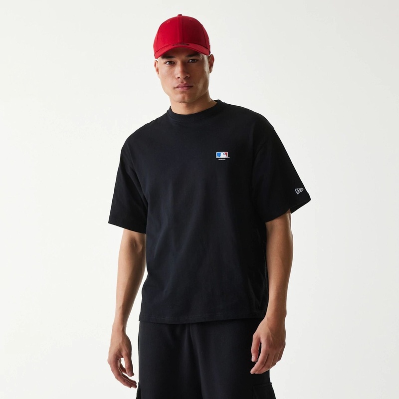 MLB All Over MLB 30 Team Black T-Shirt 4XL