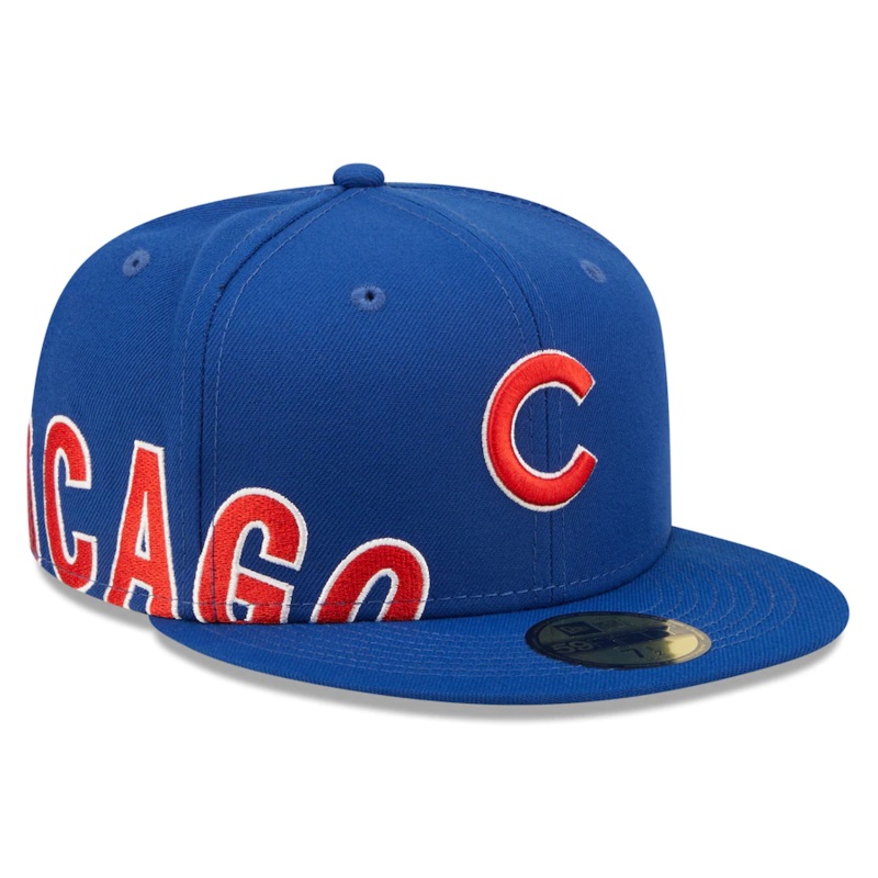 New Era Chicago Cubs Royal Sidesplit 59FIFTY Fitted Hat