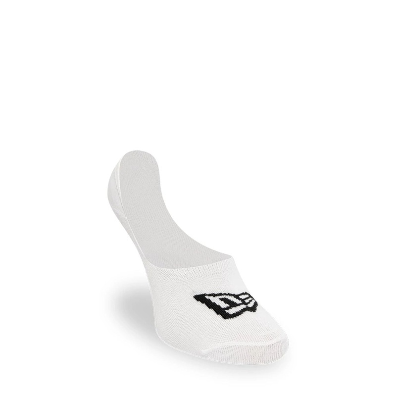 New Era Flag Invisible White Socks 2-5