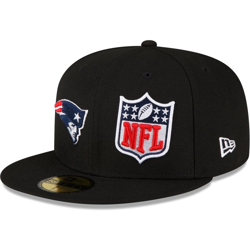 New Era New England Patriots 2023 Sideline Black 59FIFTY Fitted Hat
