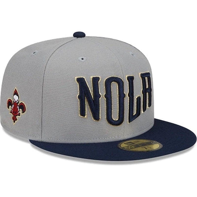 New Era New Orleans Pelicans City Edition Gray 2022 59FIFTY Fitted Hat