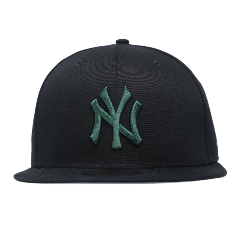 New Era New York Yankees Black/Pine Green 59FIFTY Fitted Hat