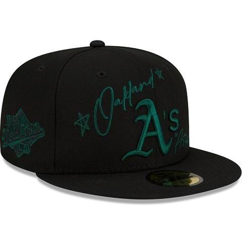 New Era Oakland Athletics Cursive 59fifty Fitted Hat