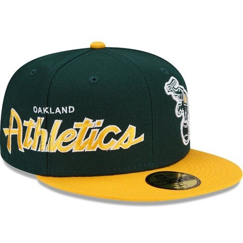 New Era Oakland Athletics Double Logo 2022 59FIFTY Fitted Hat