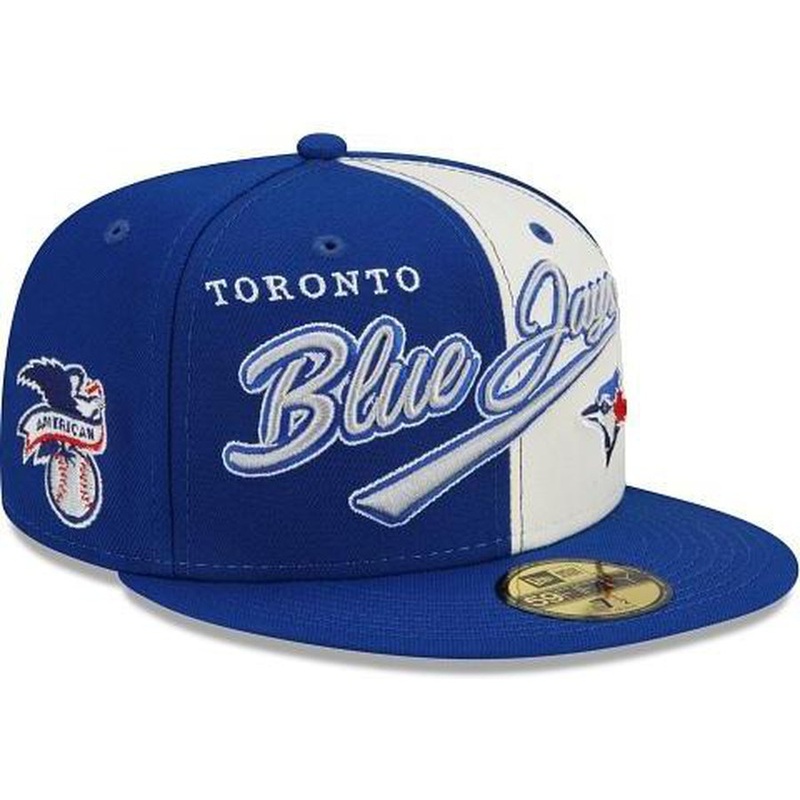 New Era Toronto Blue Jays Split Front 59fifty Fitted Hat