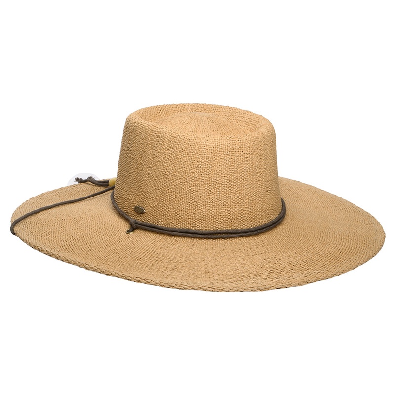 Scala Hats Shondo Toyo Straw Gaucho Hat – Tea 1-Size