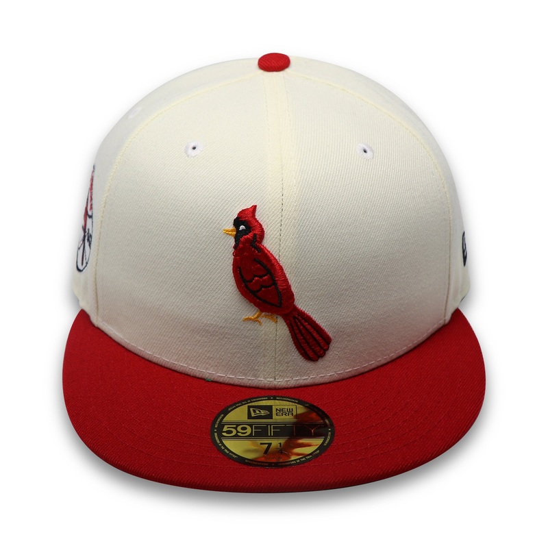 ST.LOUIS CARDINALS (1942 WORLDSERIES) NEW ERA 59FIFTY FITTED (GREEN UNDER VISOR) (W) 67/8