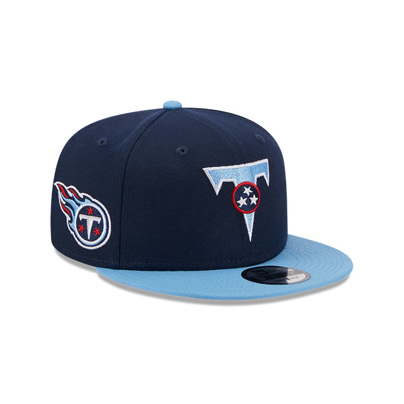 Tennessee Titans New Era CITY ORIGINALS 9Fifty Snapback Hat – Navy/Sky