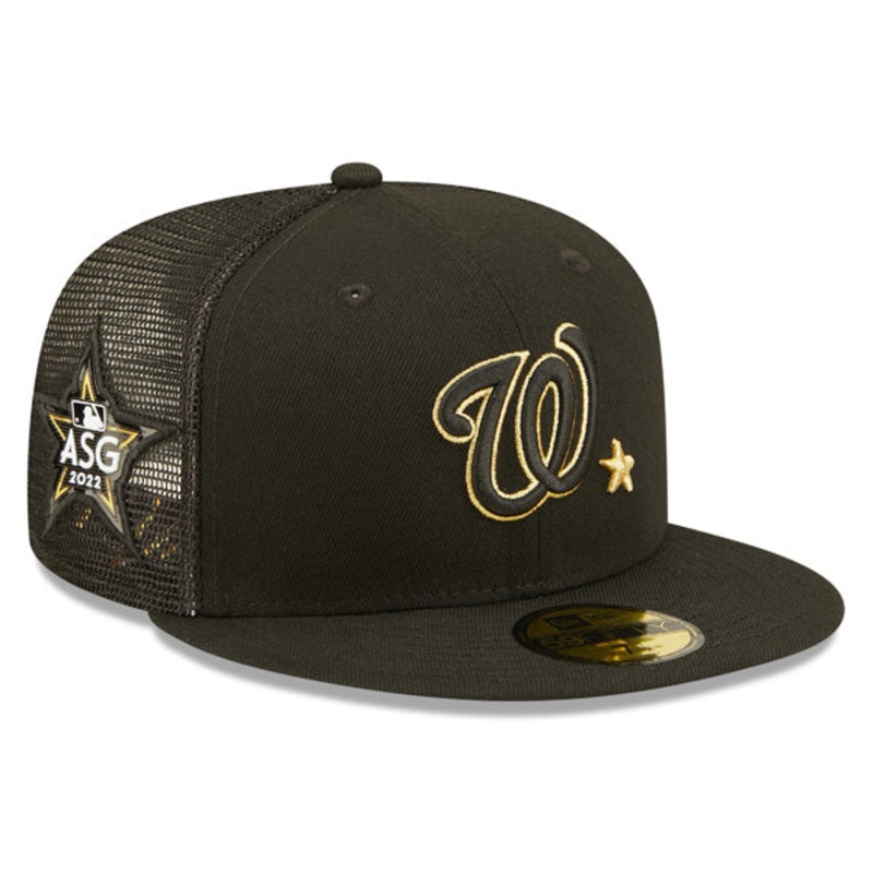 Washington Nationals New Era 2022 MLB All-Star Game On-Field 59FIFTY Fitted Hat – Black/Gold 6 7/8