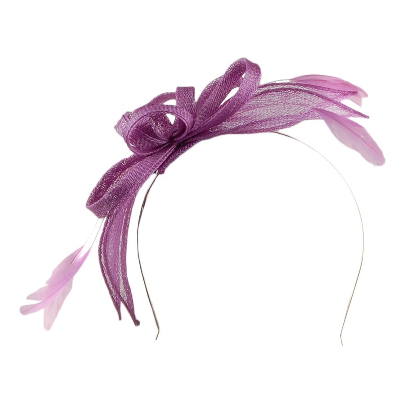 Failsworth Hats Jenaya II Fascinator – Violet 1-Size