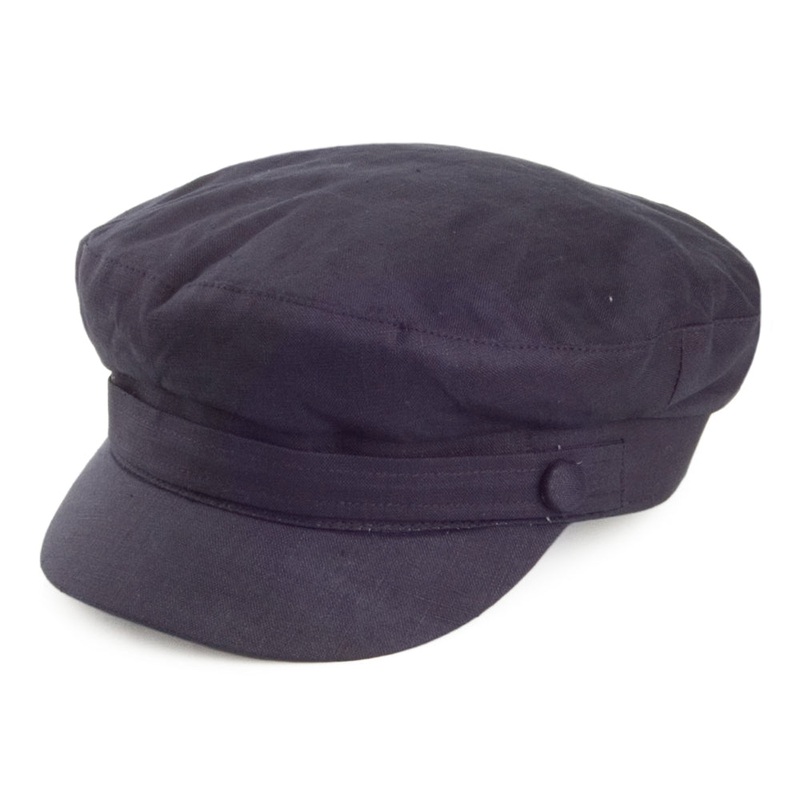Failsworth Hats Mariner Classic Irish Linen Fisherman Cap – Navy Blue S