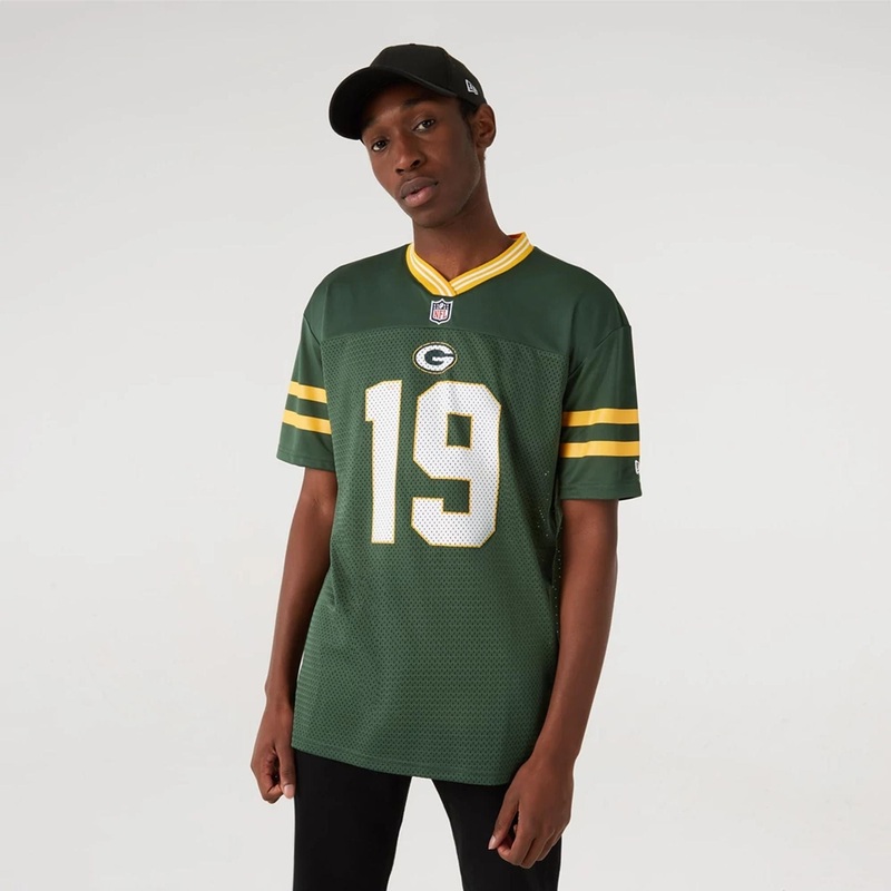 Green Bay Packers NFL Dark Green Mesh T-Shirt XS