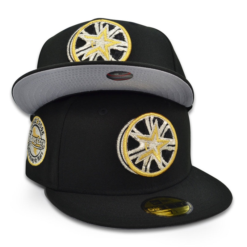 Houston Astros “THE RIMM” 45 Years Exclusive New Era 59Fifty Fitted Hat – Black 6 7/8
