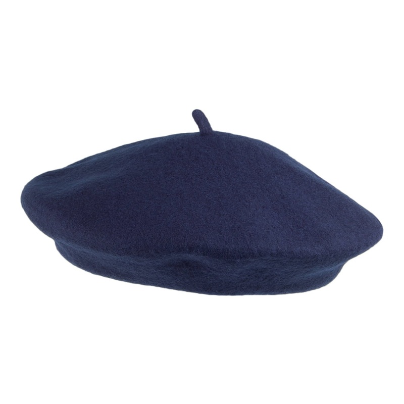 Jaxon & James Kids Wool Beret – Navy Blue Kids – 1-Size