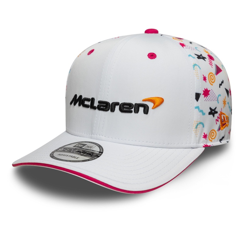 McLaren 9SEVENTY Stretch Snap Miami White Cap One Size