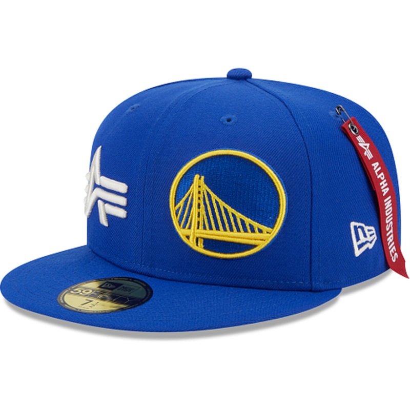 New Era Alpha Industries X Golden State Warriors Dual Logo 59FIFTY Fitted Hat