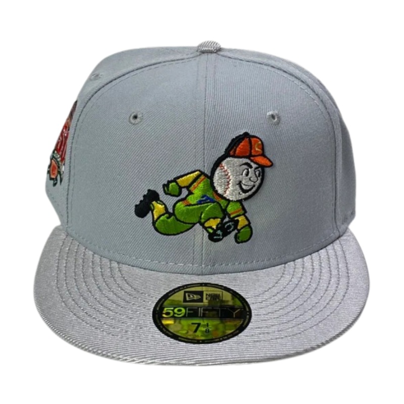 New Era Cincinnati Reds NES Grey 150th Anniversary 59FIFTY Fitted Cap