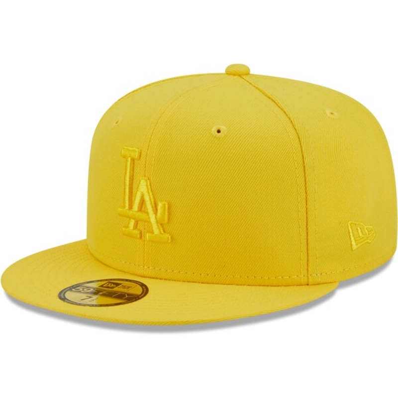 New Era Los Angeles Dodgers Icon Color Pack 59FIFTY Fitted Hat – Yellow