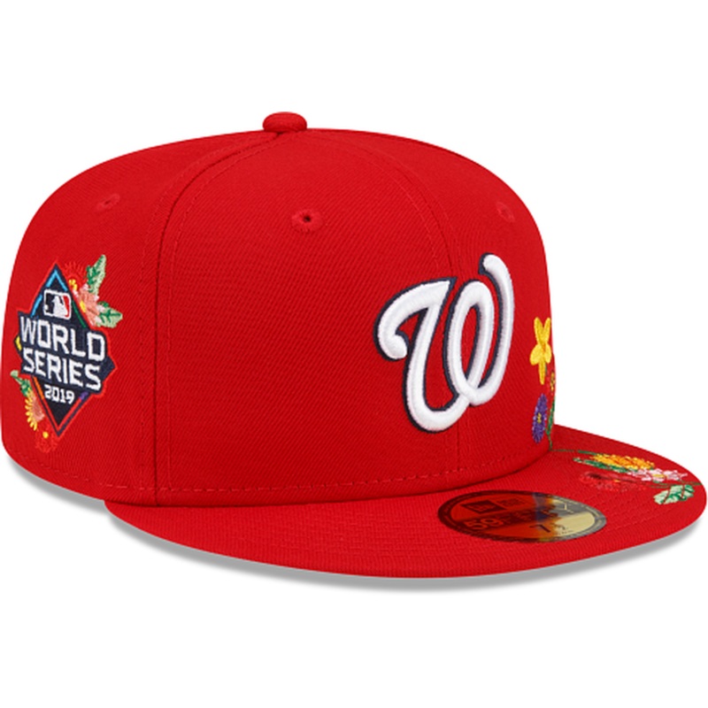 New Era  Washington Nationals Visor Bloom 2022 59FIFTY Fitted Hat